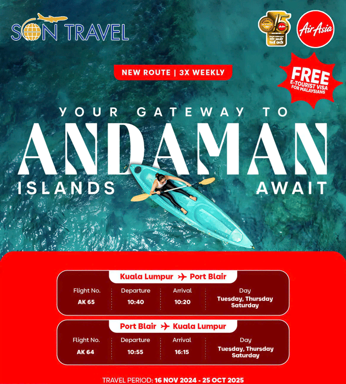 Chinh phục Andaman cùng AirAsia!